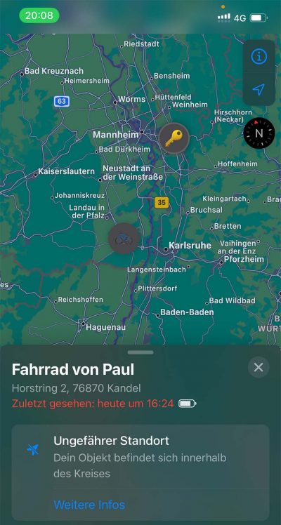 Huch, wo ist denn das Fahrrad? Bei mir ist es nicht :/