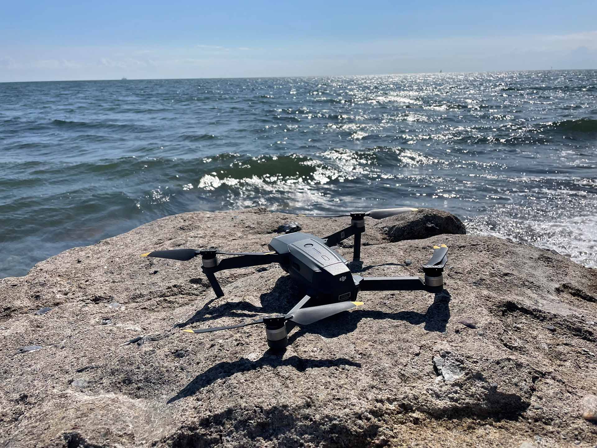 Dafür kann ich ein weiteres mal die Drohne starten