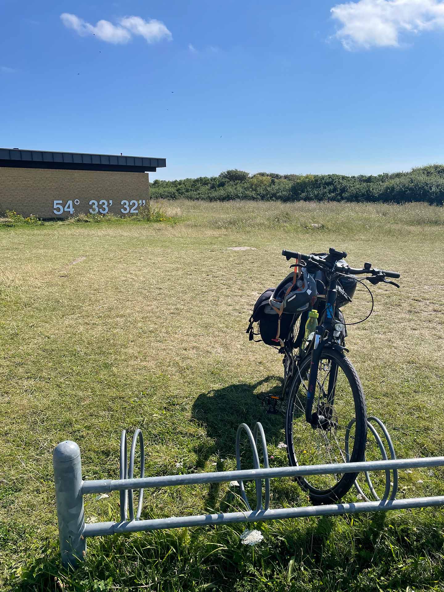 Mein Fahrrad bei 54 Grad, 33 Minuten und 32 Sekunden