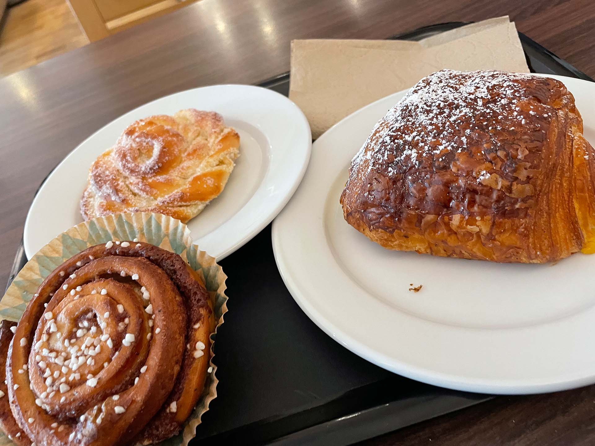 Eine Stärkung in der Innenstadt Helsingborgs