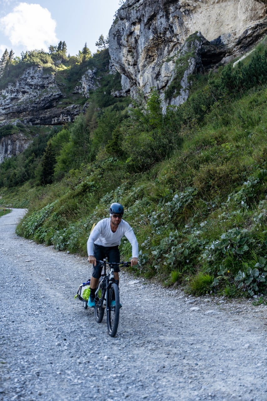 Wie viele Wanderer pro Jahr wohl mit den Radlern zusammenstoßen?